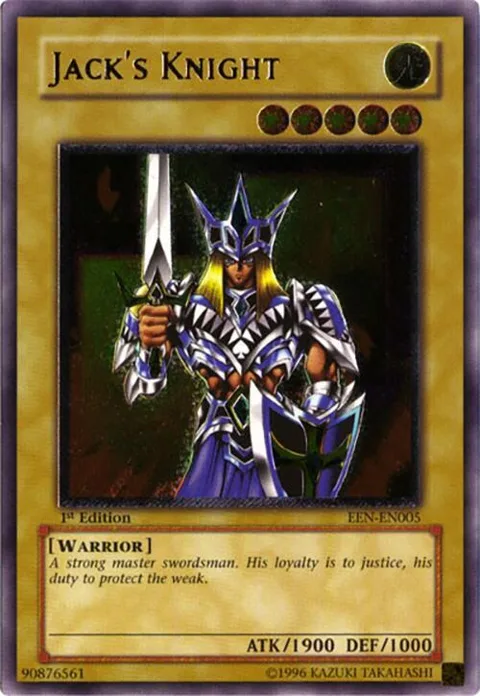 Jack's Knight Ultimate Rare EEN-EN005 1st Edition Yu-Gi-Oh card from Elemental Energy