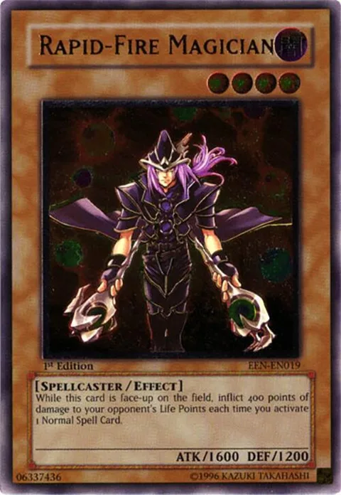 Rapid-Fire Magician Ultimate Rare EEN-EN019 Unlimited Yu-Gi-Oh card from Elemental Energy