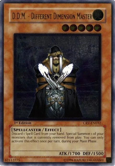 D.D.M. - Different Dimension Master Ultimate Rare CRV-EN032 Yu-Gi-Oh card from Cybernetic Revolution