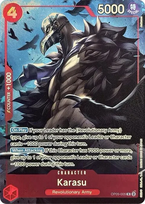 Karasu Premium Card Collection -Best Selection Vol. 2- OP05-005 One Piece card from One Piece Promotion Cards