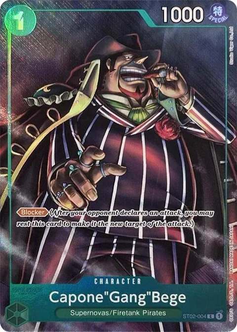 Capone"Gang"Bege Premium Card Collection -Best Selection Vol. 2- ST02-004 One Piece card from One Piece Promotion Cards