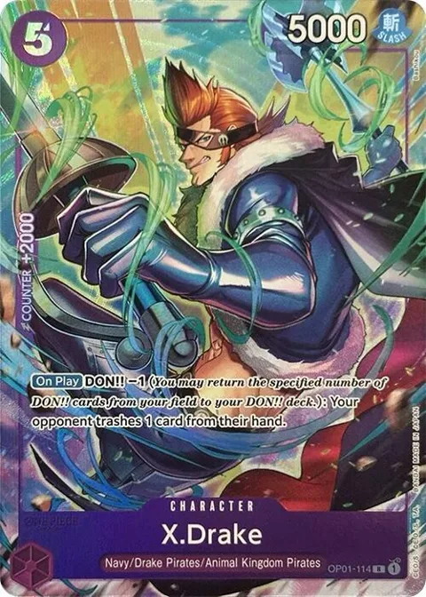 X.Drake Premium Card Collection -Best Selection Vol. 2- OP01-114 One Piece card from One Piece Promotion Cards
