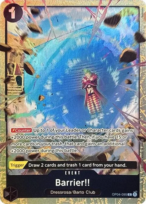 Barrier!! Premium Card Collection -Best Selection Vol. 2- OP04-095 One Piece card from One Piece Promotion Cards