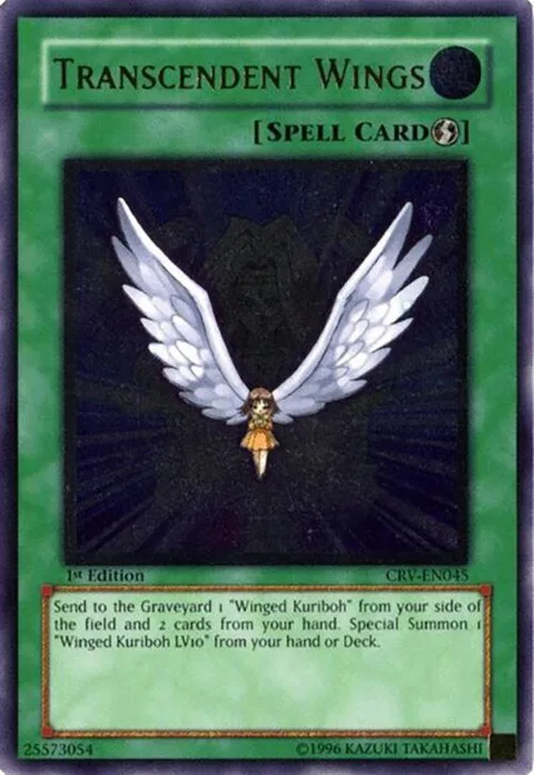 Transcendent Wings Ultimate Rare CRV-EN045 Unlimited Yu-Gi-Oh card from Cybernetic Revolution