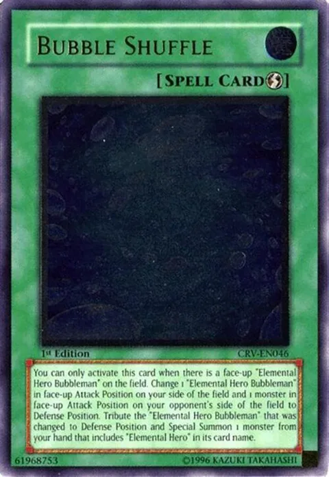 Bubble Shuffle Ultimate Rare CRV-EN046 Unlimited Yu-Gi-Oh card from Cybernetic Revolution