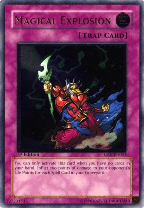 Magical Explosion Ultimate Rare CRV-EN055 1st Edition Yu-Gi-Oh card from Cybernetic Revolution