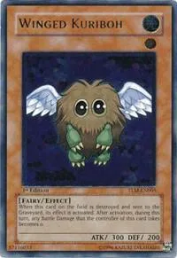 Winged Kuriboh Ultimate Rare TLM-EN005 1st Edition Yu-Gi-Oh card from The Lost Millennium