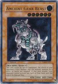 Ancient Gear Beast Ultimate Rare TLM-EN007 Unlimited Yu-Gi-Oh card from The Lost Millennium