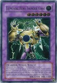 Elemental Hero Thunder Giant Ultimate Rare TLM-EN036 1st Edition Yu-Gi-Oh card from The Lost Millennium