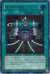 Nitro Unit Ultimate Rare TLM-EN046 Unlimited Yu-Gi-Oh card from The Lost Millennium