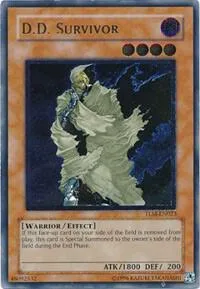 D.D. Survivor Ultimate Rare TLM-EN023 Unlimited Yu-Gi-Oh card from The Lost Millennium