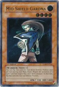 Mid Shield Gardna Ultimate Rare TLM-EN024 1st Edition Yu-Gi-Oh card from The Lost Millennium