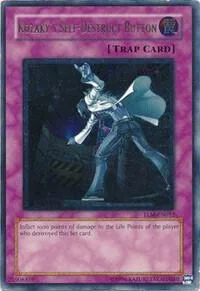 Kozaky's Self-Destruct Button Ultimate Rare TLM-EN052 1st Edition Yu-Gi-Oh card from The Lost Millennium