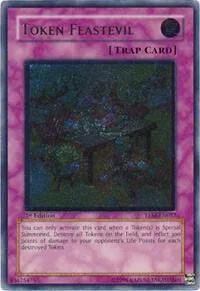 Token Feastevil Ultimate Rare TLM-EN057 Unlimited Yu-Gi-Oh card from The Lost Millennium