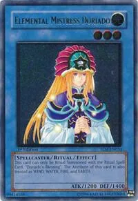 Elemental Mistress Doriado Ultimate Rare TLM-EN034 Yu-Gi-Oh card from The Lost Millennium
