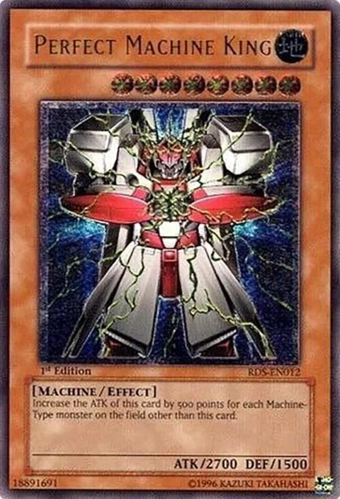 Perfect Machine King Ultimate Rare RDS-EN012 Yu-Gi-Oh card from Rise of Destiny