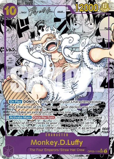 Monkey.D.Luffy Manga OP05-119 One Piece card from Premium Booster -The Best-