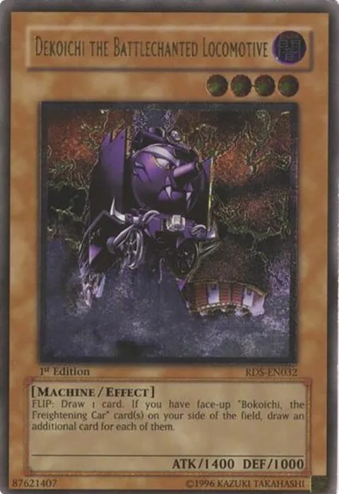 Dekoichi the Battlechanted Locomotive Ultimate Rare RDS-EN032 Yu-Gi-Oh card from Rise of Destiny