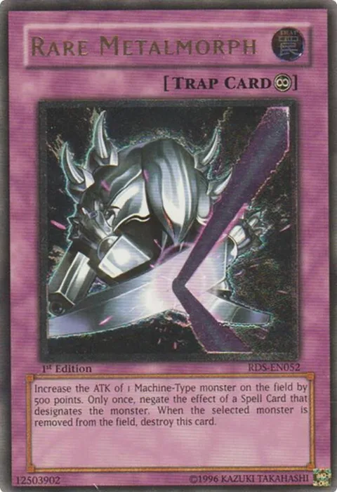 Rare Metalmorph Ultimate Rare RDS-EN052 1st Edition Yu-Gi-Oh card from Rise of Destiny