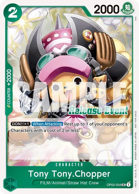 Tony Tony.Chopper ST15 - ST20 Release Event Winner Pack OP02-034 One Piece card from One Piece Promotion Cards