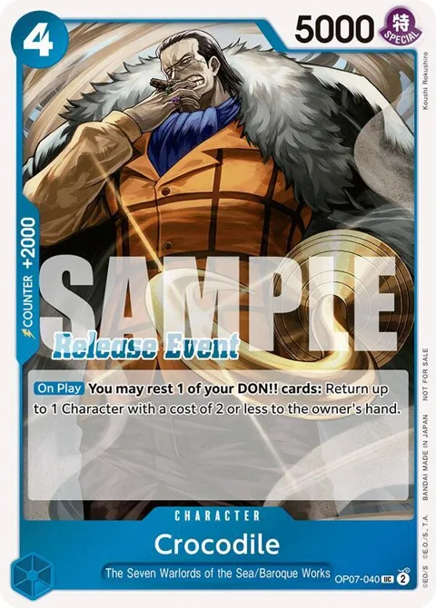 Crocodile ST15 - ST20 Release Event Winner Pack OP07-040 One Piece card from One Piece Promotion Cards