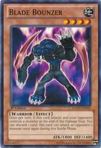Blade Bounzer GAOV-EN010 Yu-Gi-Oh card from Galactic Overlord
