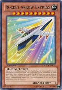 Rocket Arrow Express GAOV-EN016 1st Edition Yu-Gi-Oh card from Galactic Overlord