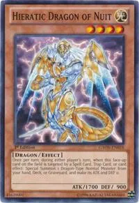 Hieratic Dragon of Nuit GAOV-EN018 Unlimited Yu-Gi-Oh card from Galactic Overlord
