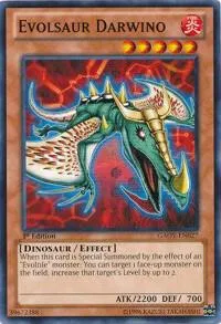 Evolsaur Darwino GAOV-EN027 Unlimited Yu-Gi-Oh card from Galactic Overlord