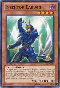 Inzektor Earwig GAOV-EN030 1st Edition Yu-Gi-Oh card from Galactic Overlord
