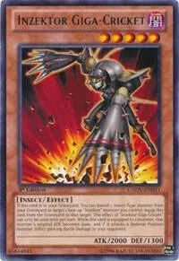 Inzektor Giga-Cricket GAOV-EN031 1st Edition Yu-Gi-Oh card from Galactic Overlord