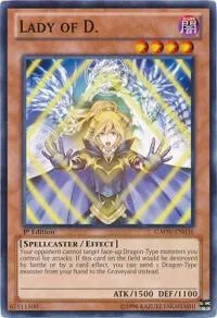 Lady of D. GAOV-EN036 1st Edition Yu-Gi-Oh card from Galactic Overlord