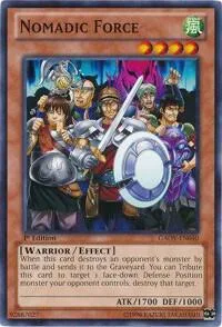 Nomadic Force GAOV-EN040 Yu-Gi-Oh card from Galactic Overlord