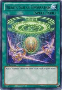Hieratic Seal of Convocation GAOV-EN056 Yu-Gi-Oh card from Galactic Overlord