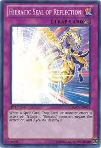 Hieratic Seal of Reflection GAOV-EN072 Yu-Gi-Oh card from Galactic Overlord