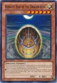 Hieratic Seal of the Dragon King GAOV-EN082 Unlimited Yu-Gi-Oh card from Galactic Overlord