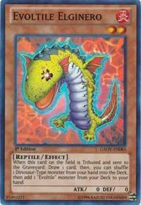 Evoltile Elginero GAOV-EN083 Unlimited Yu-Gi-Oh card from Galactic Overlord