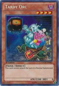 Tardy Orc GAOV-EN085 1st Edition Yu-Gi-Oh card from Galactic Overlord