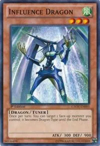 Influence Dragon GAOV-EN093 1st Edition Yu-Gi-Oh card from Galactic Overlord