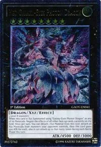 Neo Galaxy-Eyes Photon Dragon Ultimate Rare GAOV-EN041 1st Edition Yu-Gi-Oh card from Galactic Overlord