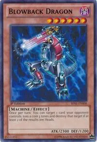 Blowback Dragon BP01-EN008 1st Edition Yu-Gi-Oh card from Battle Pack: Epic Dawn