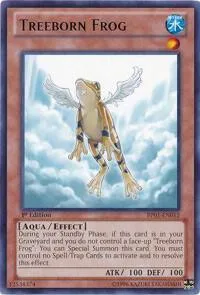 Treeborn Frog BP01-EN012 1st Edition Yu-Gi-Oh card from Battle Pack: Epic Dawn