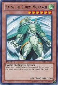 Raiza the Storm Monarch BP01-EN015 Unlimited Yu-Gi-Oh card from Battle Pack: Epic Dawn