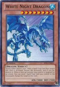 White Night Dragon BP01-EN016 Yu-Gi-Oh card from Battle Pack: Epic Dawn