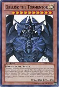 Obelisk the Tormentor BP01-EN021 1st Edition Yu-Gi-Oh card from Battle Pack: Epic Dawn