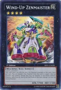 Wind-Up Zenmaister BP01-EN028 1st Edition Yu-Gi-Oh card from Battle Pack: Epic Dawn