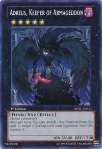 Adreus, Keeper of Armageddon BP01-EN030 1st Edition Yu-Gi-Oh card from Battle Pack: Epic Dawn