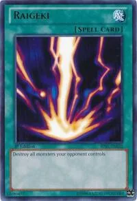Raigeki BP01-EN032 1st Edition Yu-Gi-Oh card from Battle Pack: Epic Dawn