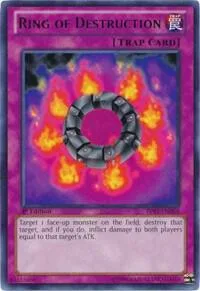 Ring of Destruction BP01-EN050 1st Edition Yu-Gi-Oh card from Battle Pack: Epic Dawn