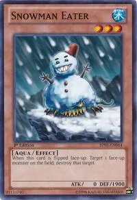 Snowman Eater BP01-EN064 Unlimited Yu-Gi-Oh card from Battle Pack: Epic Dawn